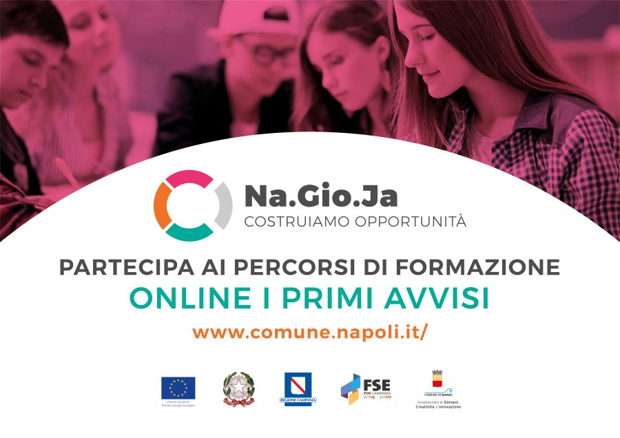 Selezione di 45 giovani partecipanti da destinare a 2 percorsi formativi "Creative Lab Napoli" e "S.O.S. Alzheimer"